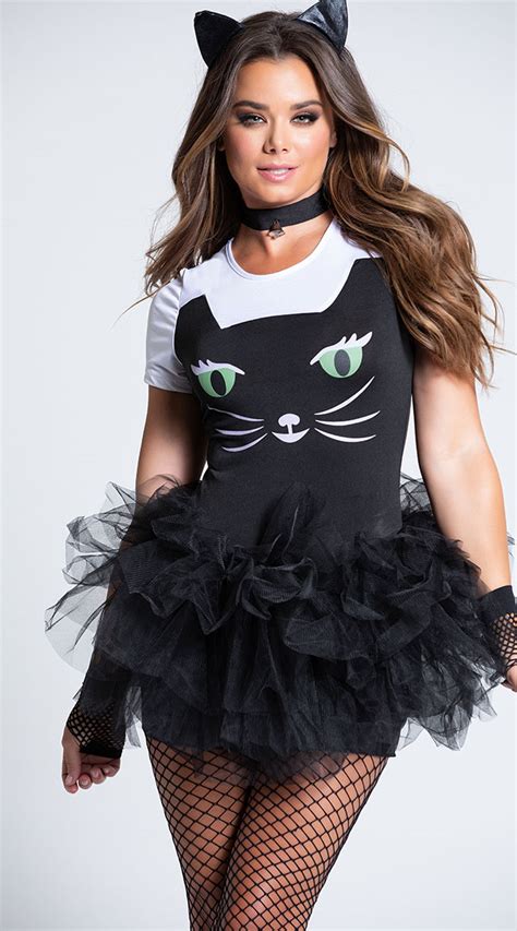 cat sexy outfit|Sexy Kitty Girl 3 Piece Costume Set .